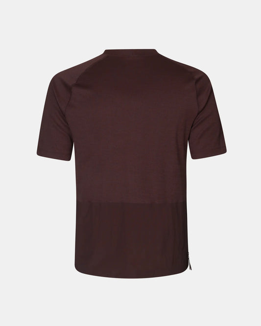 Men's Escapism Technical T-shirt - Dark Red