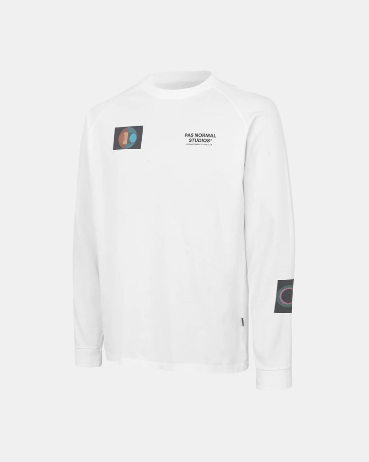 T.K.O. Off-Race Long Sleeve T-Shirt - White