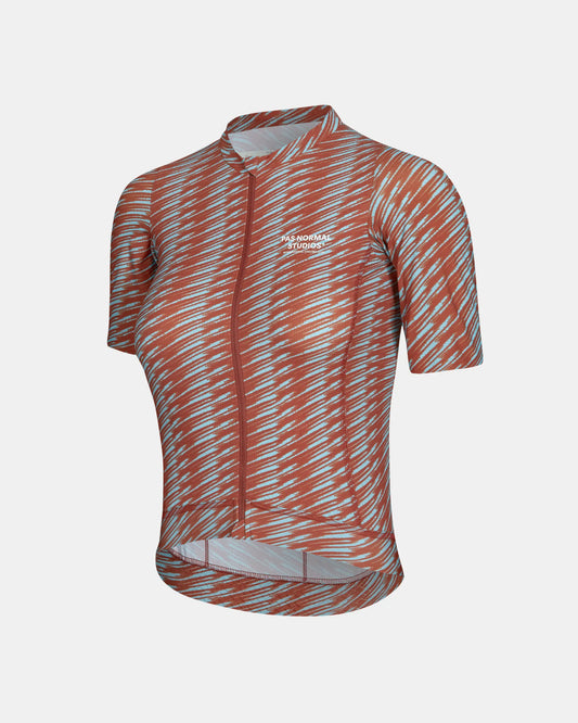 Women's Solitude Jersey - Sky Blue/Brick