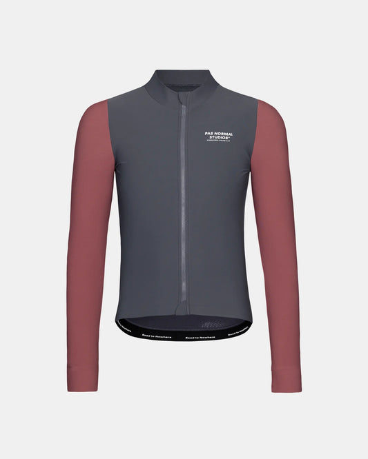 Men's Mechanism Long Sleeve Jersey — Dark Navy / Dusty Mauve