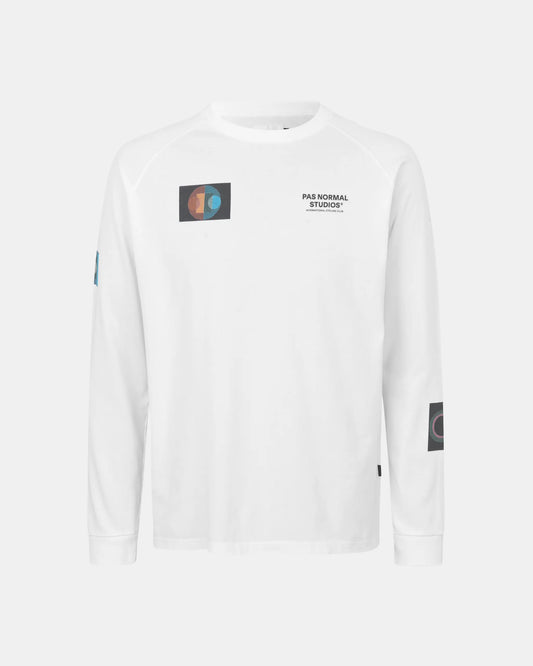 T.K.O. Off-Race Long Sleeve T-Shirt - White