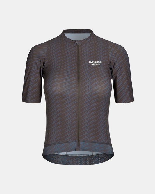 Women's Solitude Jersey - Dark Navy/Light Brown