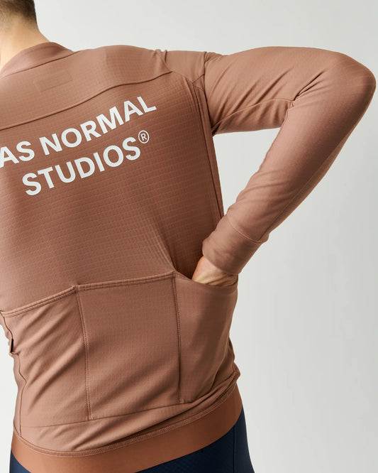 Men's Mechanism Long Sleeve Jersey - Clay