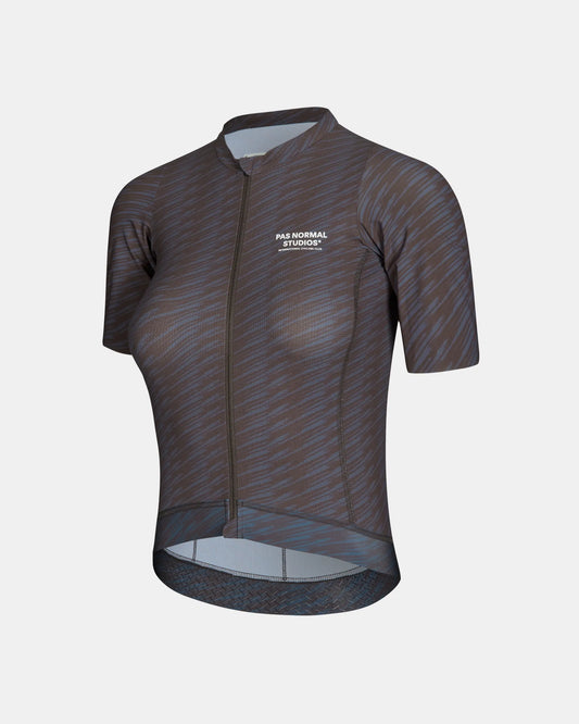 Women's Solitude Jersey - Dark Navy/Light Brown