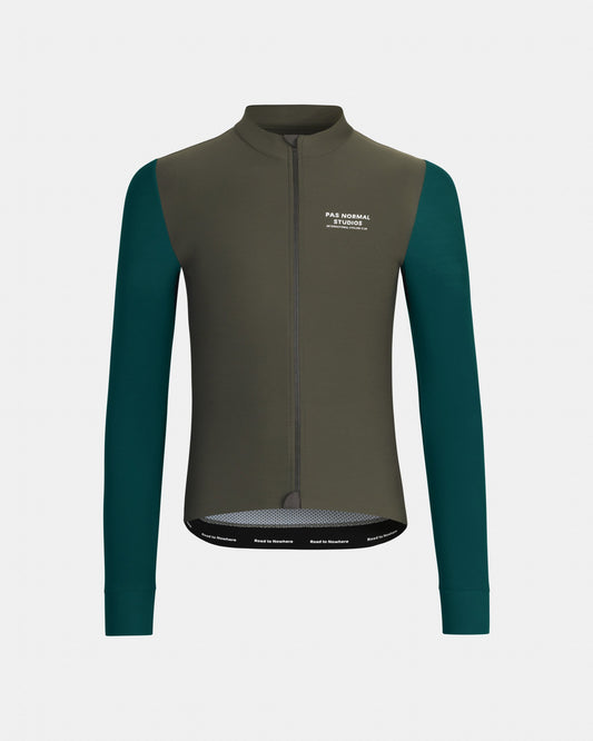 Men's Mechanism Long Sleeve Jersey - Olive