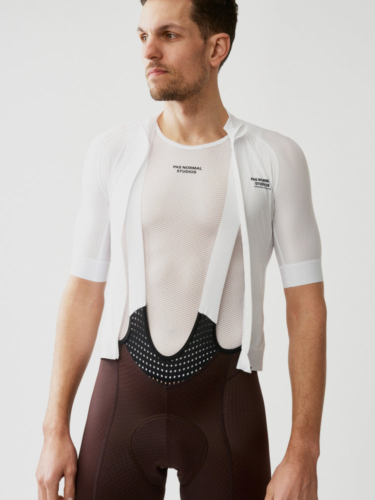 Men's Sleevless Base Layer - White