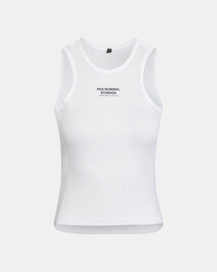 Women's sleeveless base layer - white