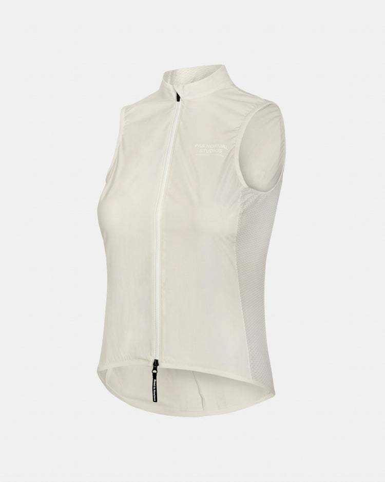 Women's Mechanism Stow Away Gilet - Off White