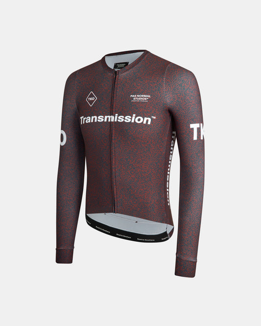 Men's T.K.O. Mechanism Long Sleeve Jersey - Mahogany Transmission