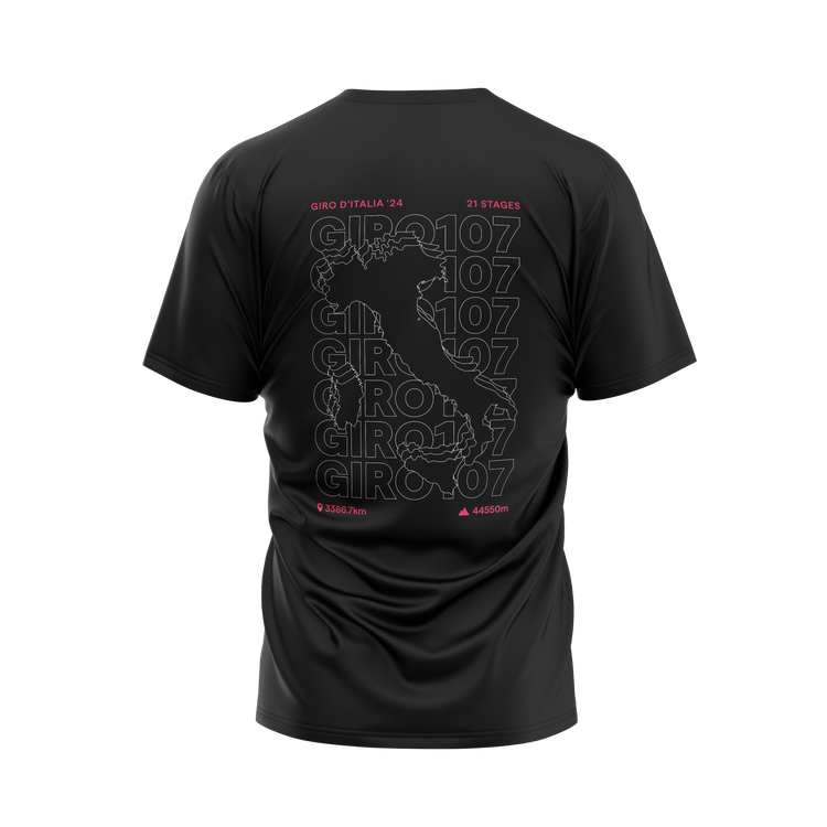 53.11 T-shirt Giro D'Italia - Black