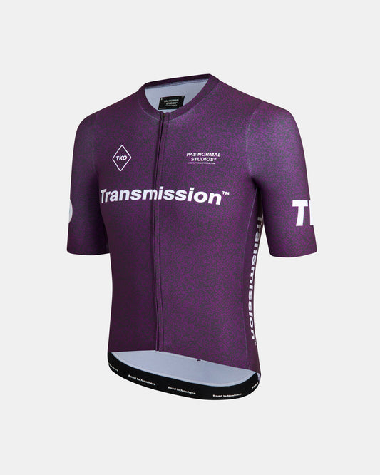 T.K.O. Short Sleeve Jersey - Dark Purple Transmission