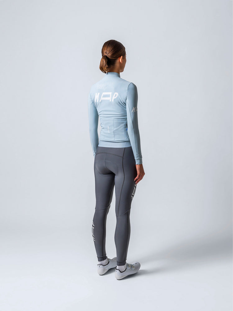 Women's Adapt Thermal LS Jersey - Vapor Blue