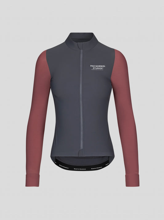 Women's Mechanism Long Sleeve Jersey - Dark Navy/Dusty Mauve