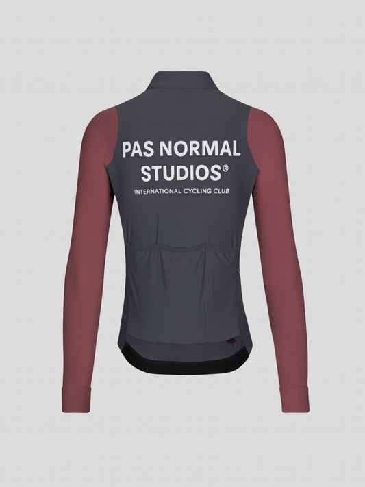 Women's Mechanism Long Sleeve Jersey - Dark Navy/Dusty Mauve