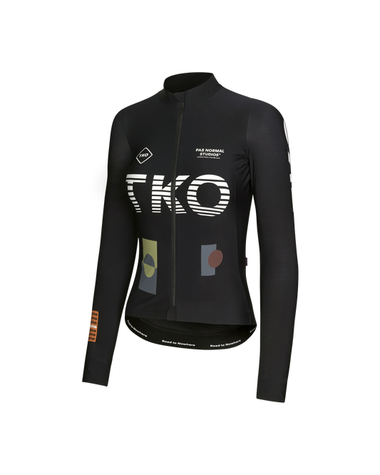 Women's T.K.O. Mechanism Long Sleeve Jersey - Black