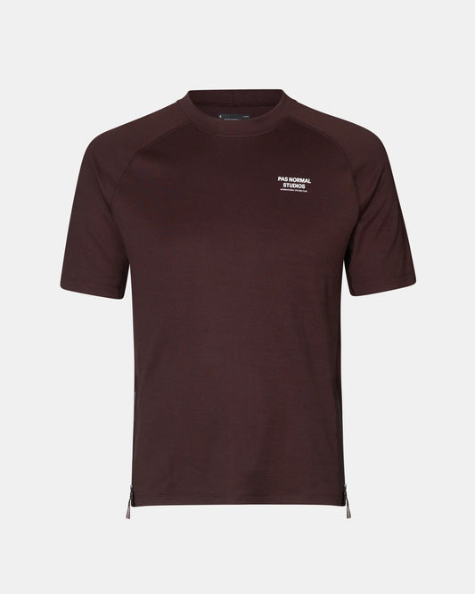 Men's Escapism Technical T-shirt - Dark Red