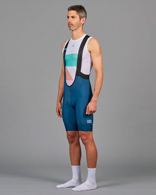 Men's Bib Short Land - Blue