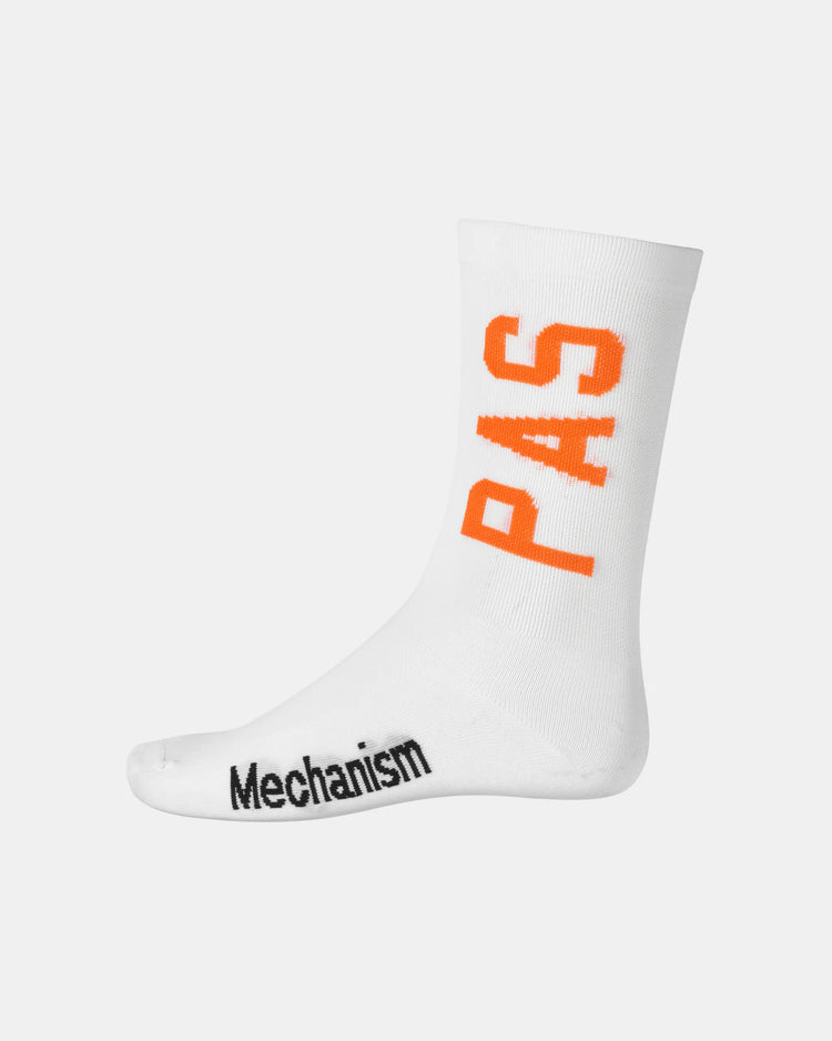 PAS Mechanism Socks — White