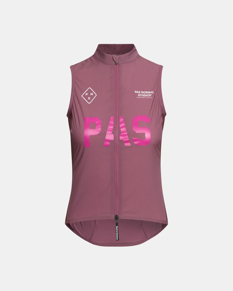 Women's PAS Mechanism Stow Away Gilet - Mauve